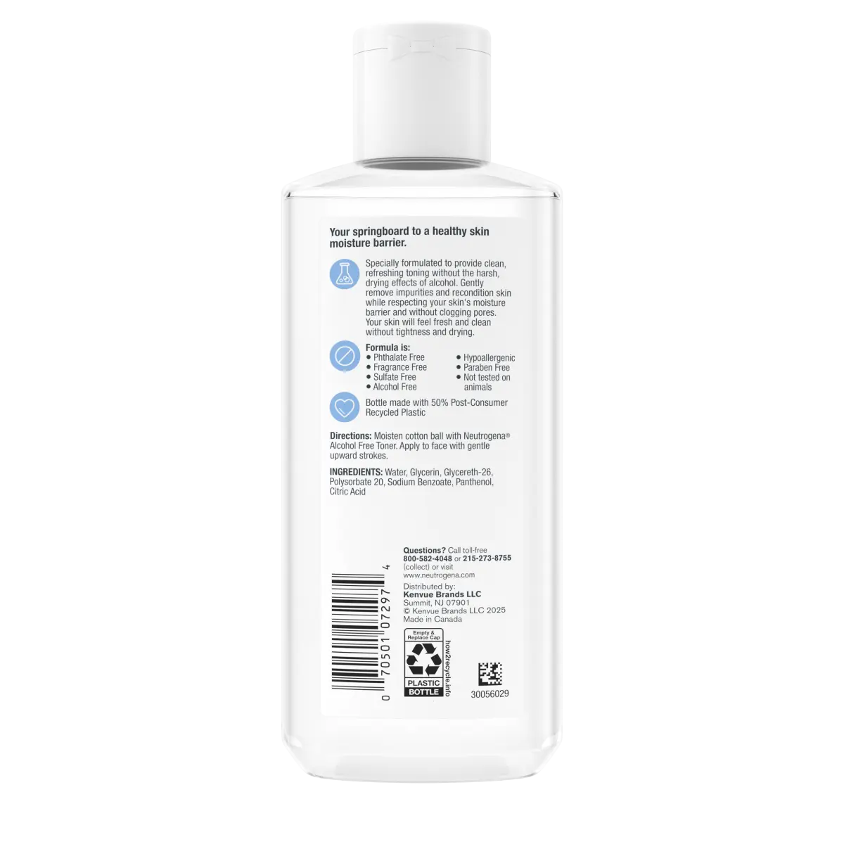 Neutrogena Alcohol-Free Toner Fragrance Free — Daily Facial Toner, 8.0 Fl. Oz