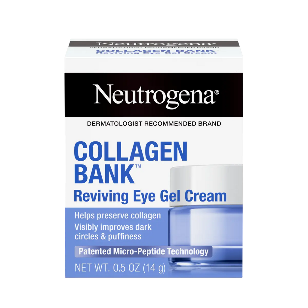 Neutrogena Collagen Bank Reviving — Peptides + Niacinamide Eye Gel Cream | 0.5 Oz