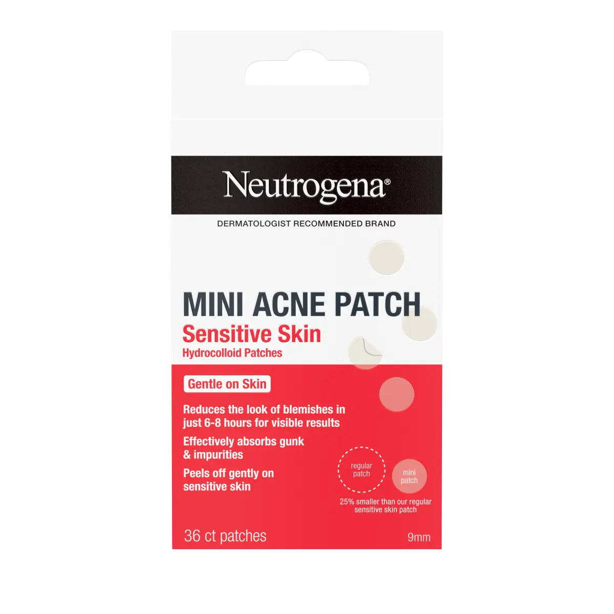 Neutrogena Mini Acne Patch | 36 Count | Sensitive Skin