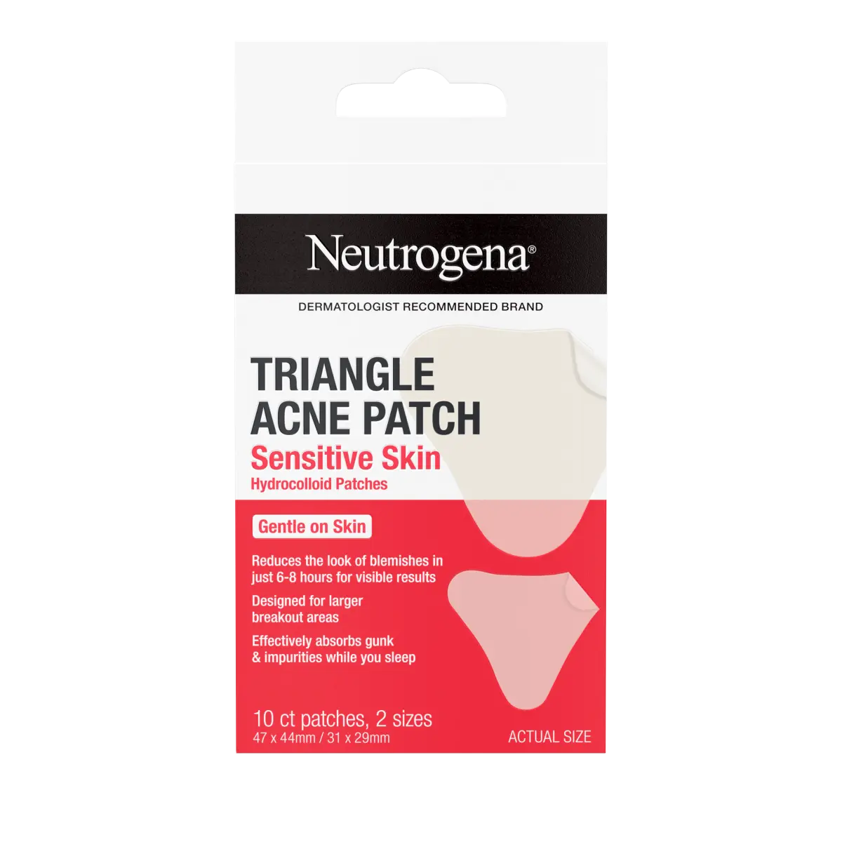 Neutrogena Sensitive Skin Triangle | 10 Count | Non-medicated Acne Patches