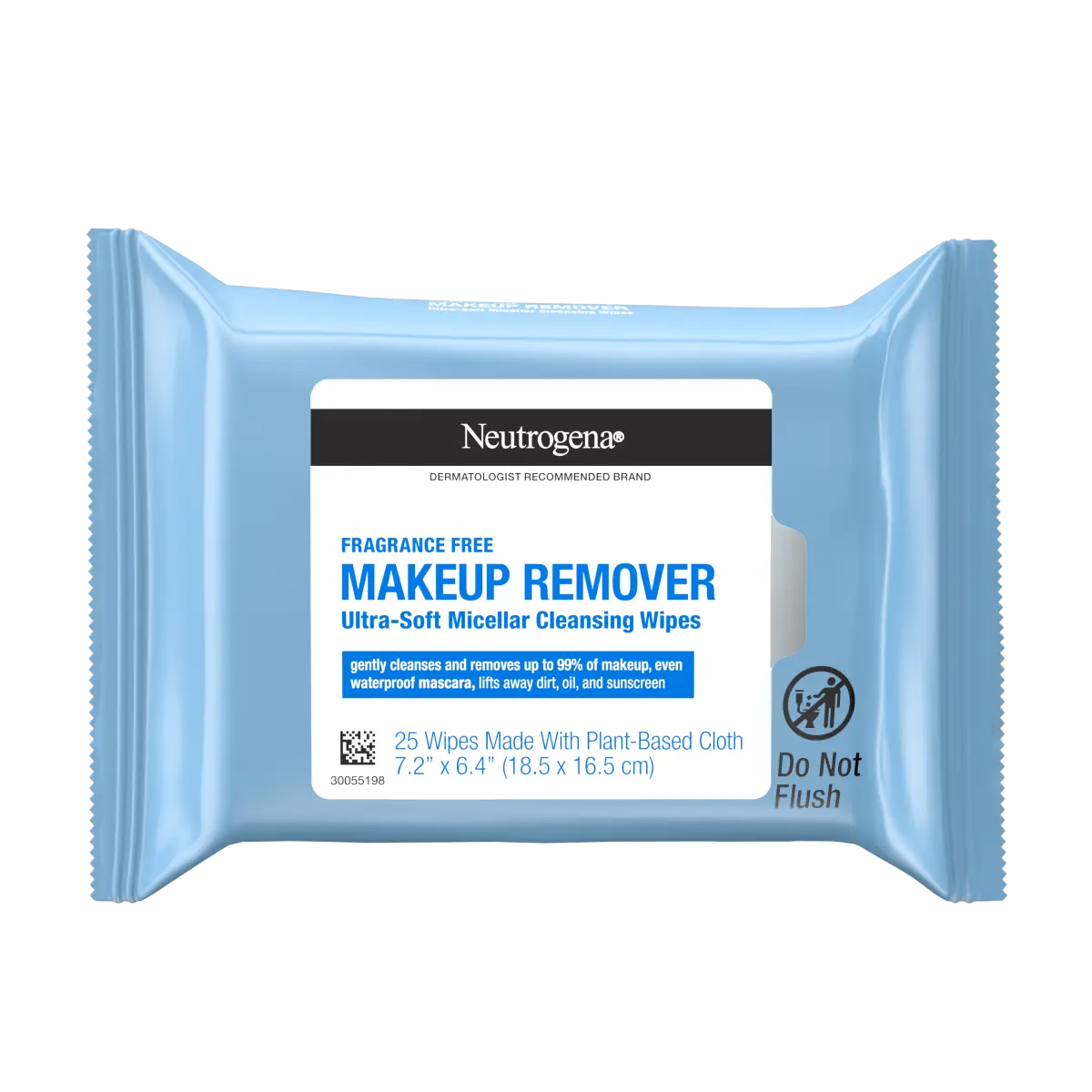 Neutrogena Makeup Remover Micellar — Fragrance Free Ultra-Soft Wipes, 25 Count