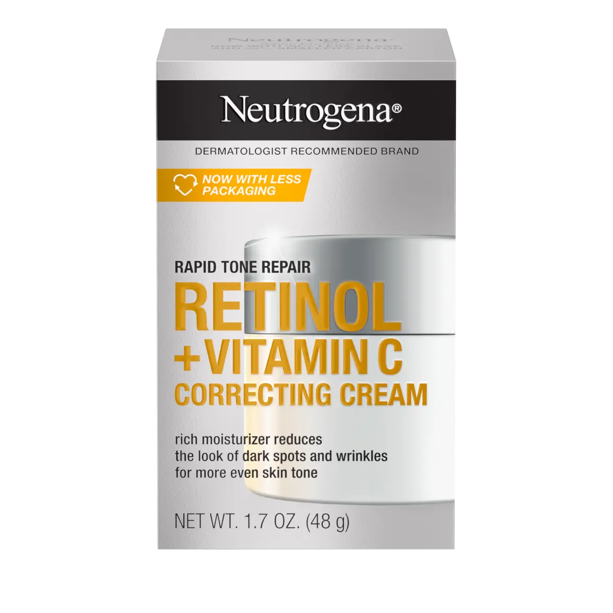 Neutrogena Rapid Tone Repair | 1.7 Oz — Vitamin C + Retinol Correcting Cream