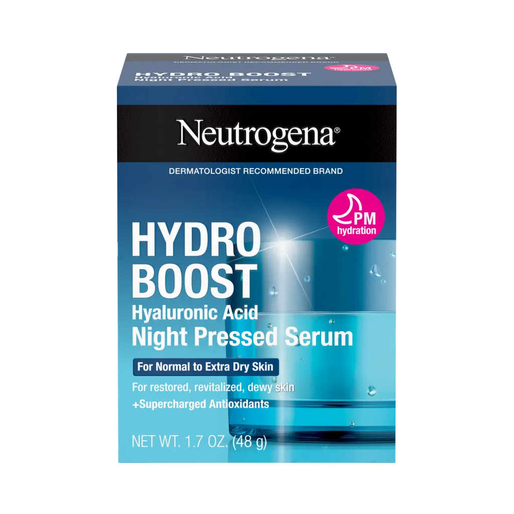 Neutrogena Hydro Boost Night — Pressed Face Serum with Hyaluronic Acid, 1.7 Oz