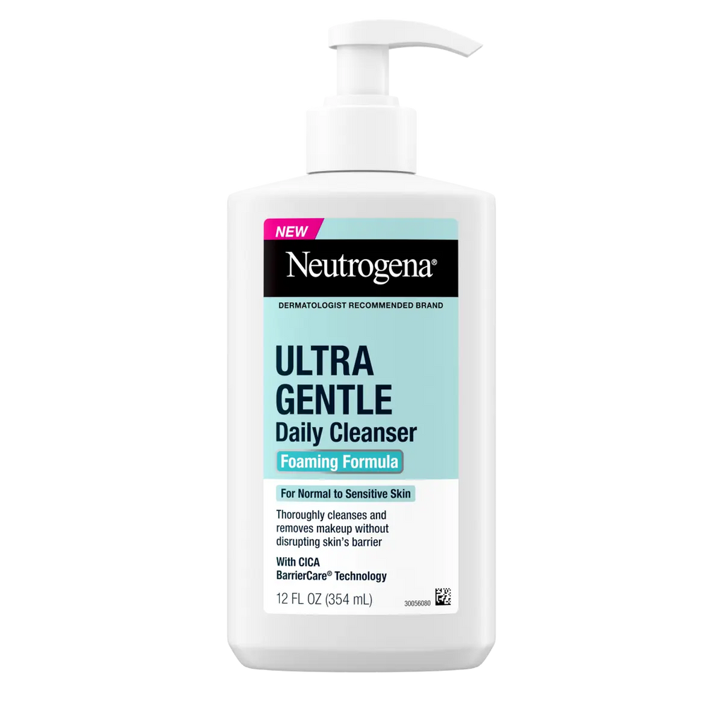 Neutrogena Ultra Gentle Daily | Foaming Face Cleanser | Fragrance Free | 12 Fl. Oz