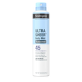 Neutrogena Ultra Sheer Body Mist Sunscreen Spray, Broad Spectrum SPF 45, 8 Oz
