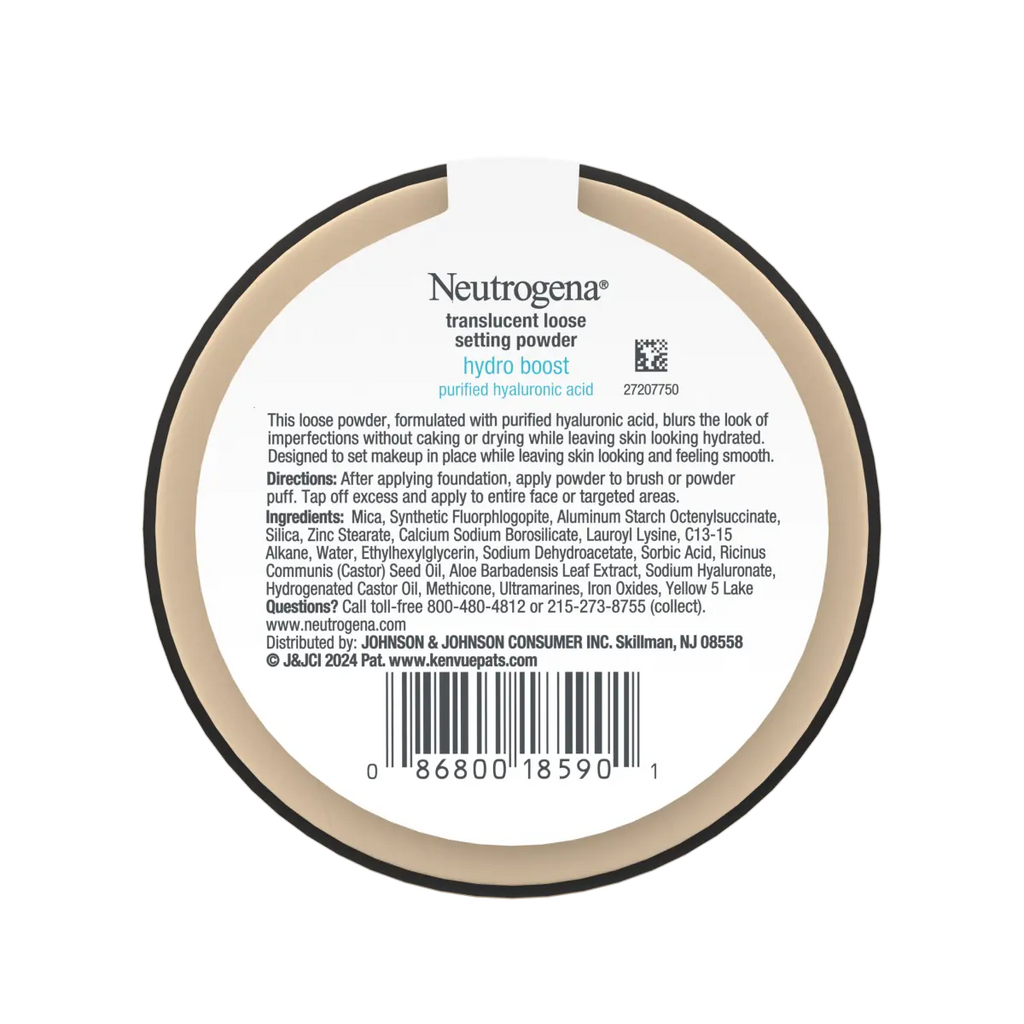 Neutrogena Hydro Boost Translucent Lose Setting Powder, 0.44 Oz