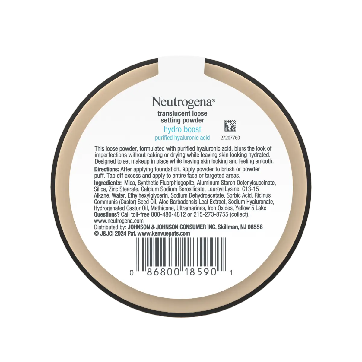 Neutrogena Hydro Boost Translucent Lose Setting Powder, 0.44 Oz