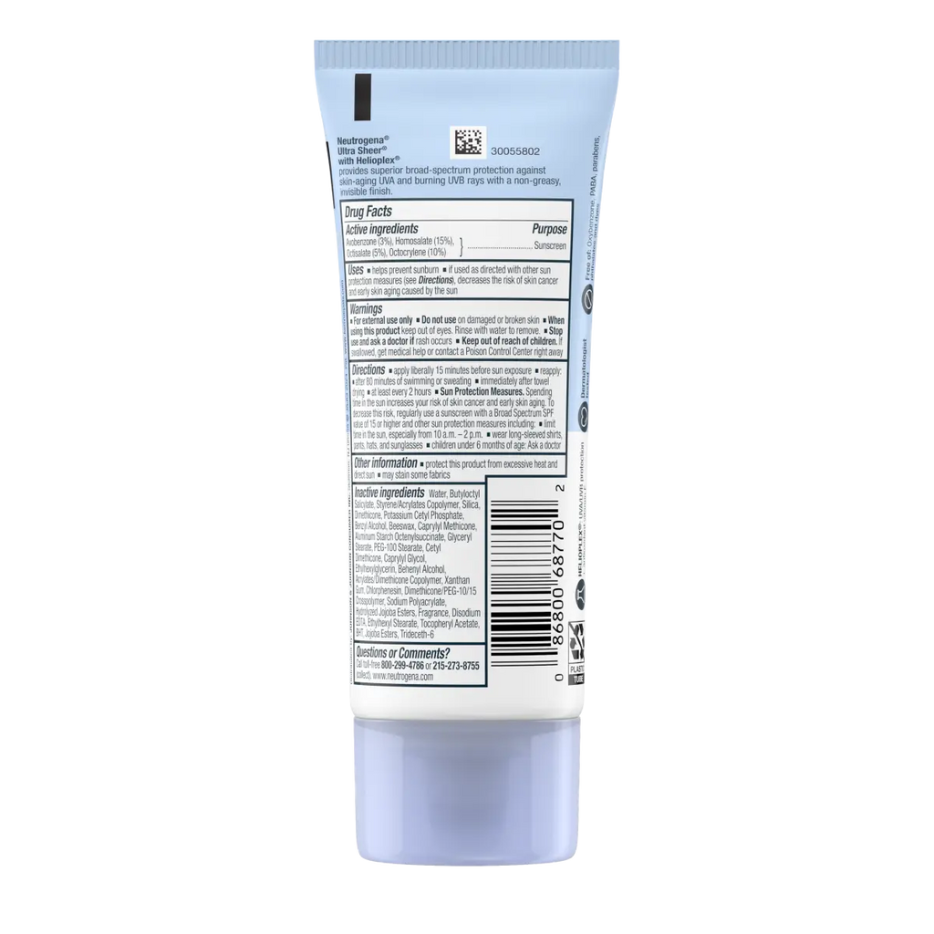 Neutrogena Ultra Sheer Dry-Touch | SPF 70 | Broad Spectrum Sunscreen Lotion