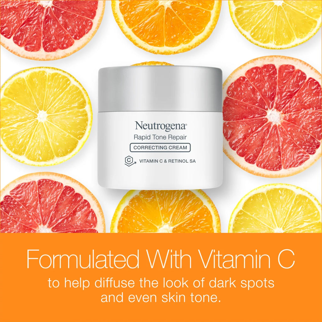Neutrogena Rapid Tone Repair | 1.7 Oz — Vitamin C + Retinol Correcting Cream