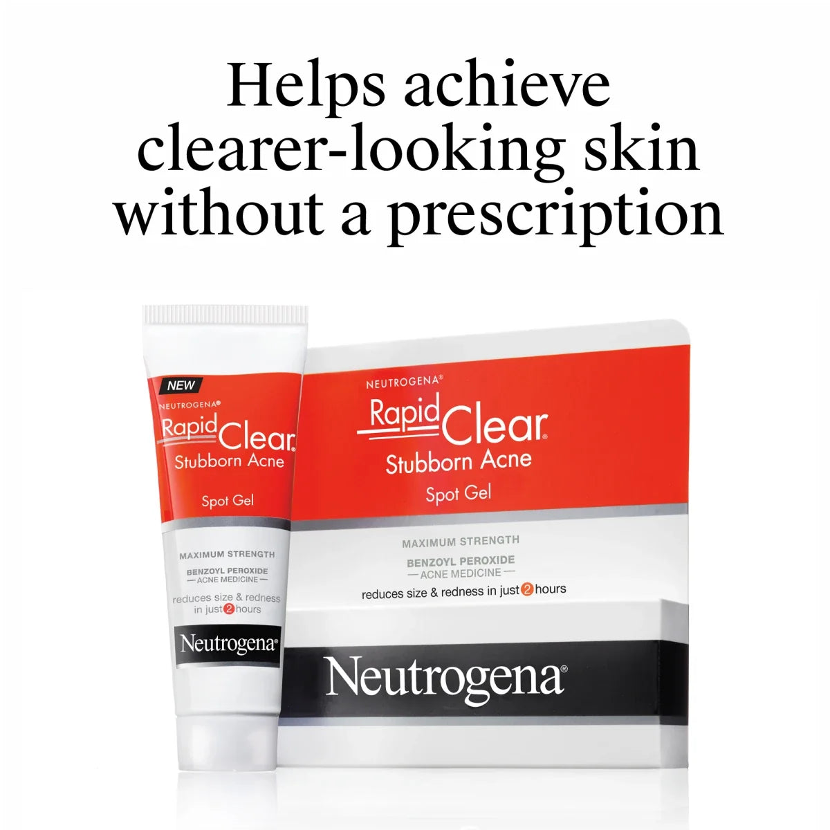 1 Oz | Neutrogena Rapid Clear Stubborn Acne Spot Gel