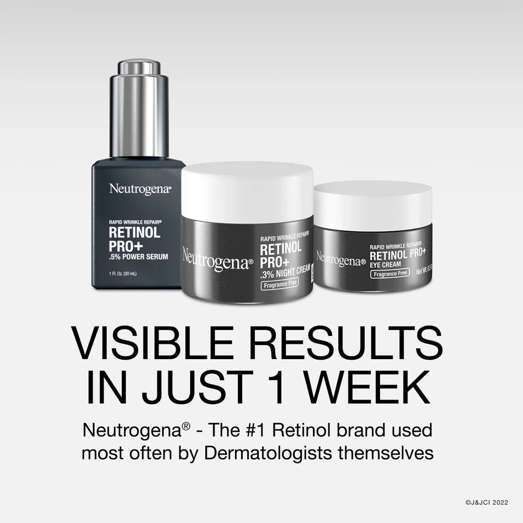 Neutrogena Rapid Wrinkle Repair | 1.7 Oz | Retinol Pro+ Night Cream | Fragrance Free