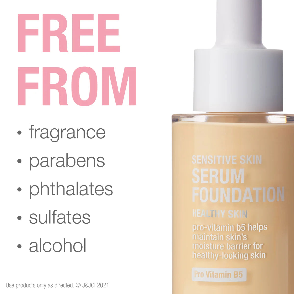 Neutrogena Healthy Skin Sensitive | 1 Oz — Skin Serum Foundation, Light 01