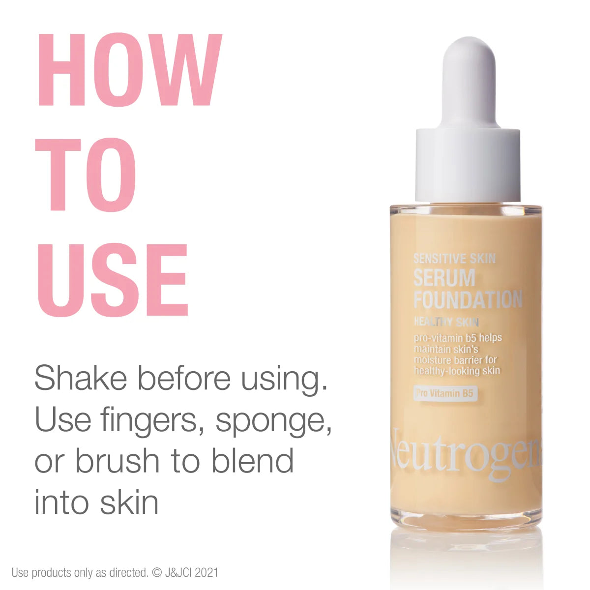 Neutrogena Healthy Skin Sensitive | 1 Oz — Skin Serum Foundation, Light 01