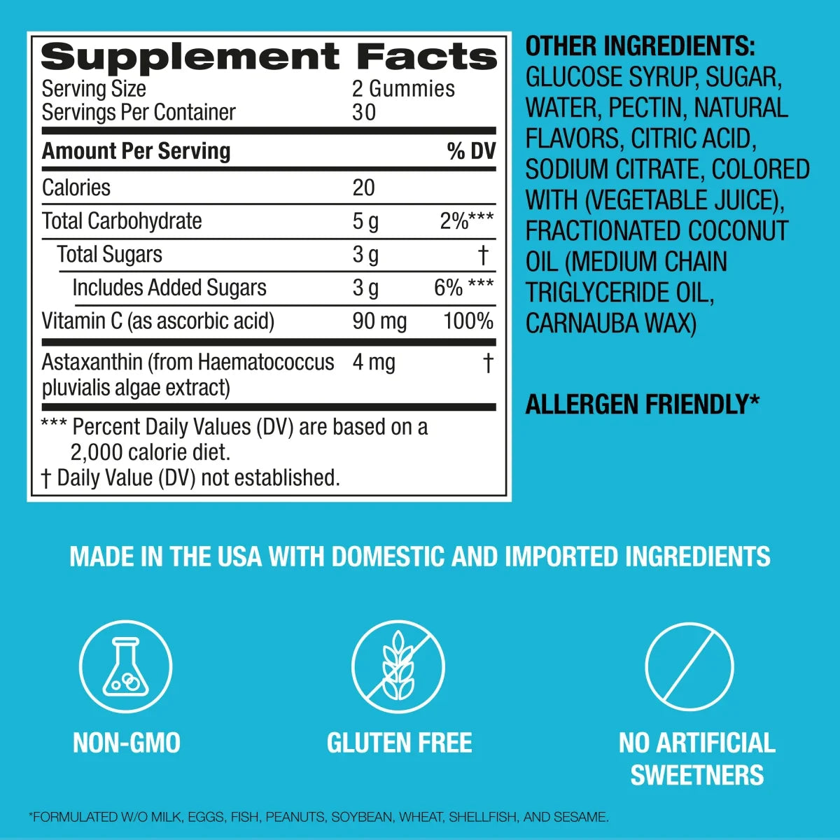 Neutrogena Skin Hydration Astaxanthin | Vitamin C Gummies | 60 Gummies