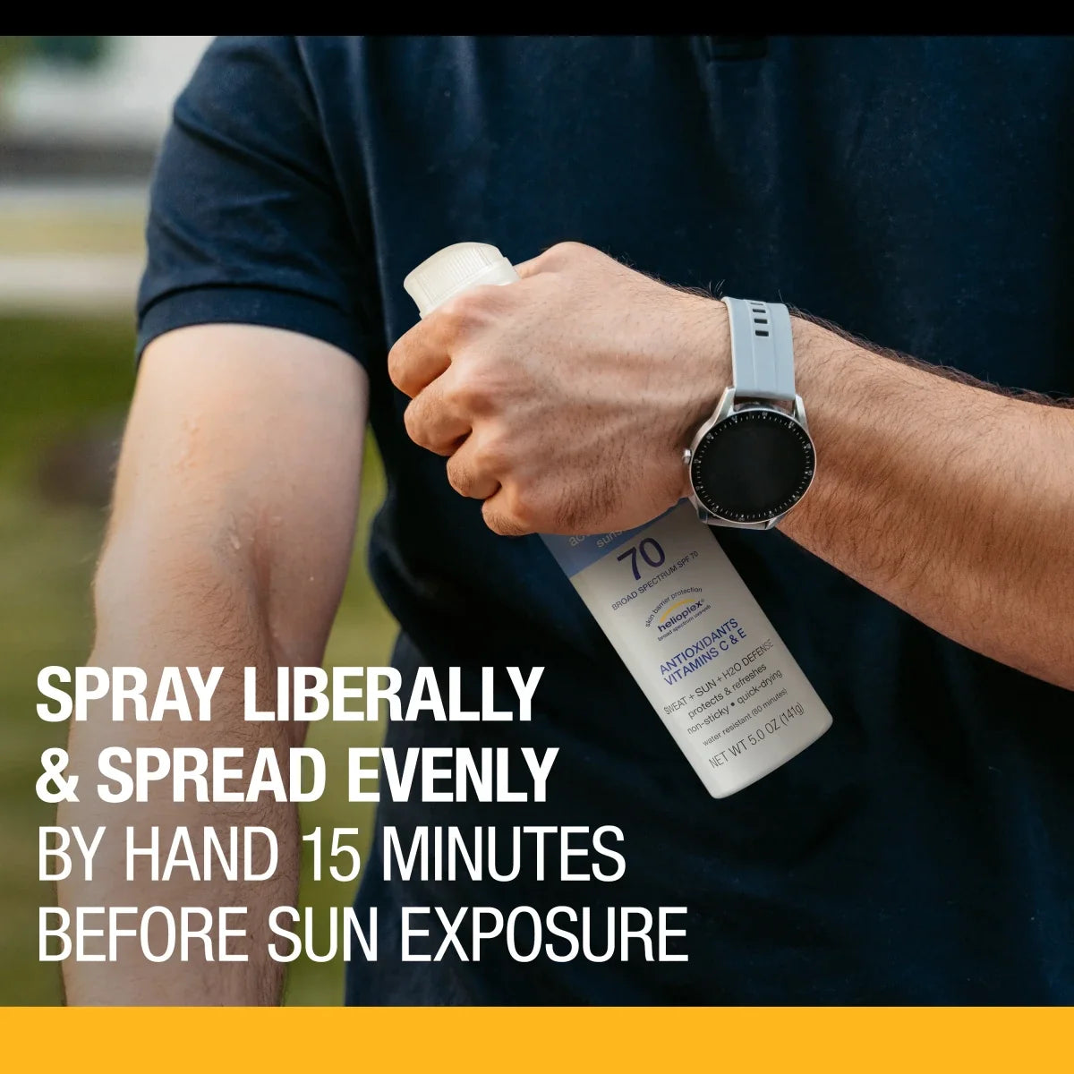 Neutrogena Sport Active Defense | Sunscreen Spray | Broad Spectrum SPF 70 | 5.0 Oz