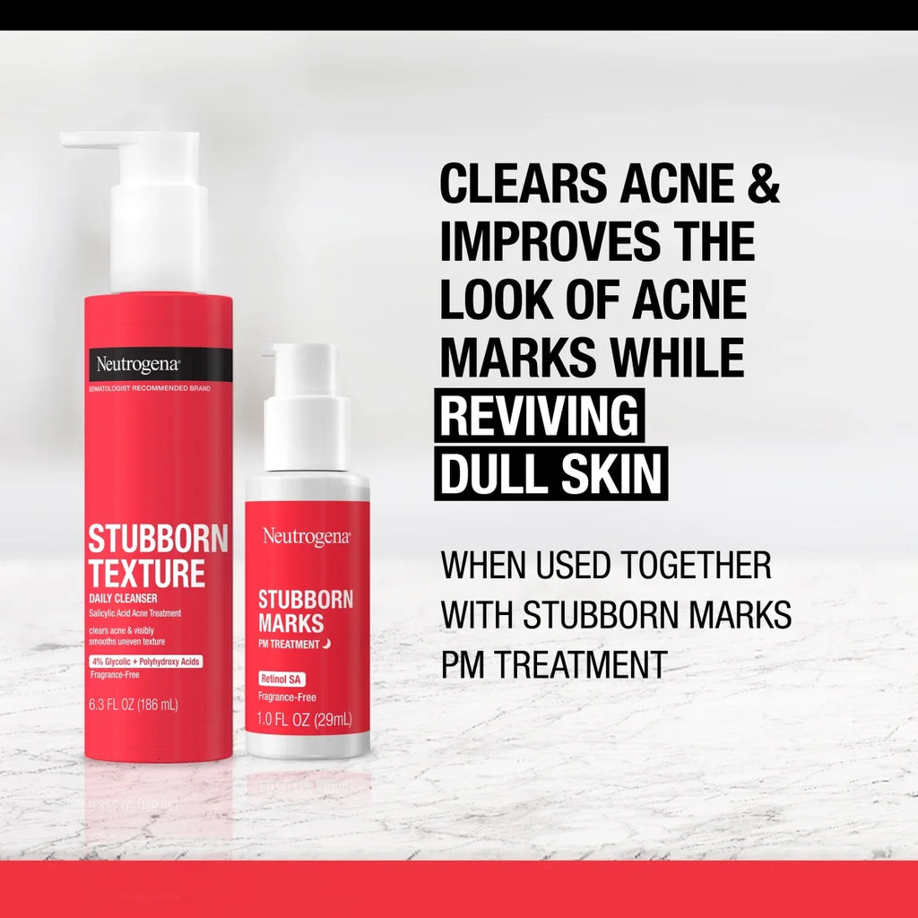 Neutrogena Stubborn Texture Acne | 6.3 Fl. Oz Salicylic Acid Cleanser