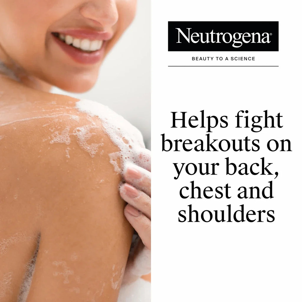 Neutrogena Stubborn Body Acne | 8.5 Fl. Oz Cleanser & Exfoliator