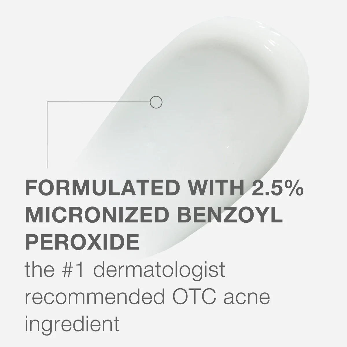 Neutrogena Stubborn Acne AM | 2.5% Benzoyl Peroxide Treatment, 2 Oz