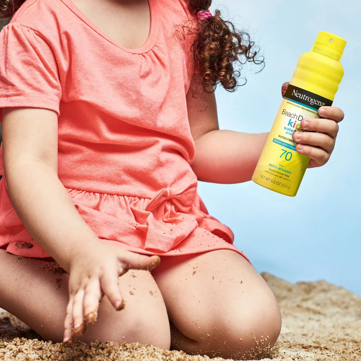 Neutrogena Beach Defense Kids — Broad Spectrum Sunscreen Spray, SPF 70, 6.5 Oz