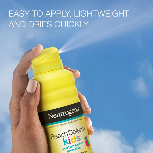 Neutrogena Beach Defense Kids — Broad Spectrum Sunscreen Spray, SPF 70, 6.5 Oz