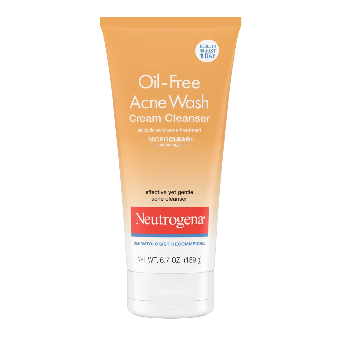 Neutrogena Oil-Free Acne Wash | 6.7 Oz | Cream Cleanser