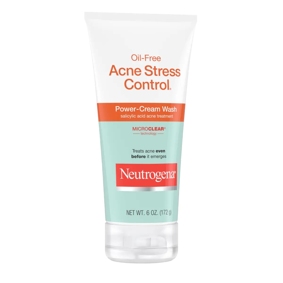 Neutrogena Oil-Free Acne Stress Control | 6 Oz | Power-Cream Wash