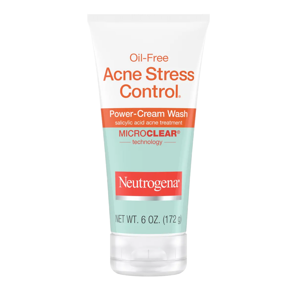 Neutrogena Oil-Free Acne Stress Control | 6 Oz | Power-Cream Wash