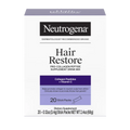 Neutrogena Hair Restore Pro-Collagen Peptide Supplement, 20 Packs — Unflavored Drink Mix