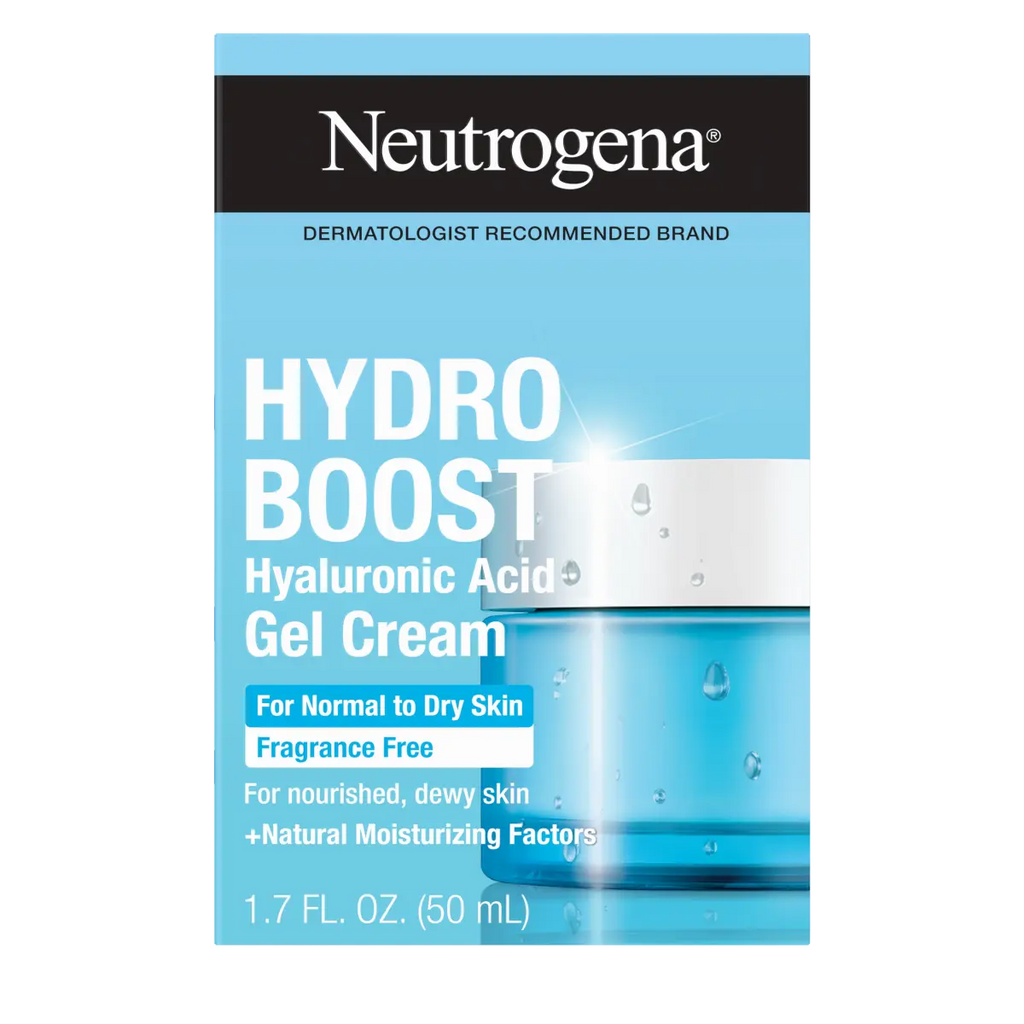 Neutrogena Hydro Boost Hyaluronic 1.7 Fl. Oz | Fragrance Free Gel Cream Moisturizer