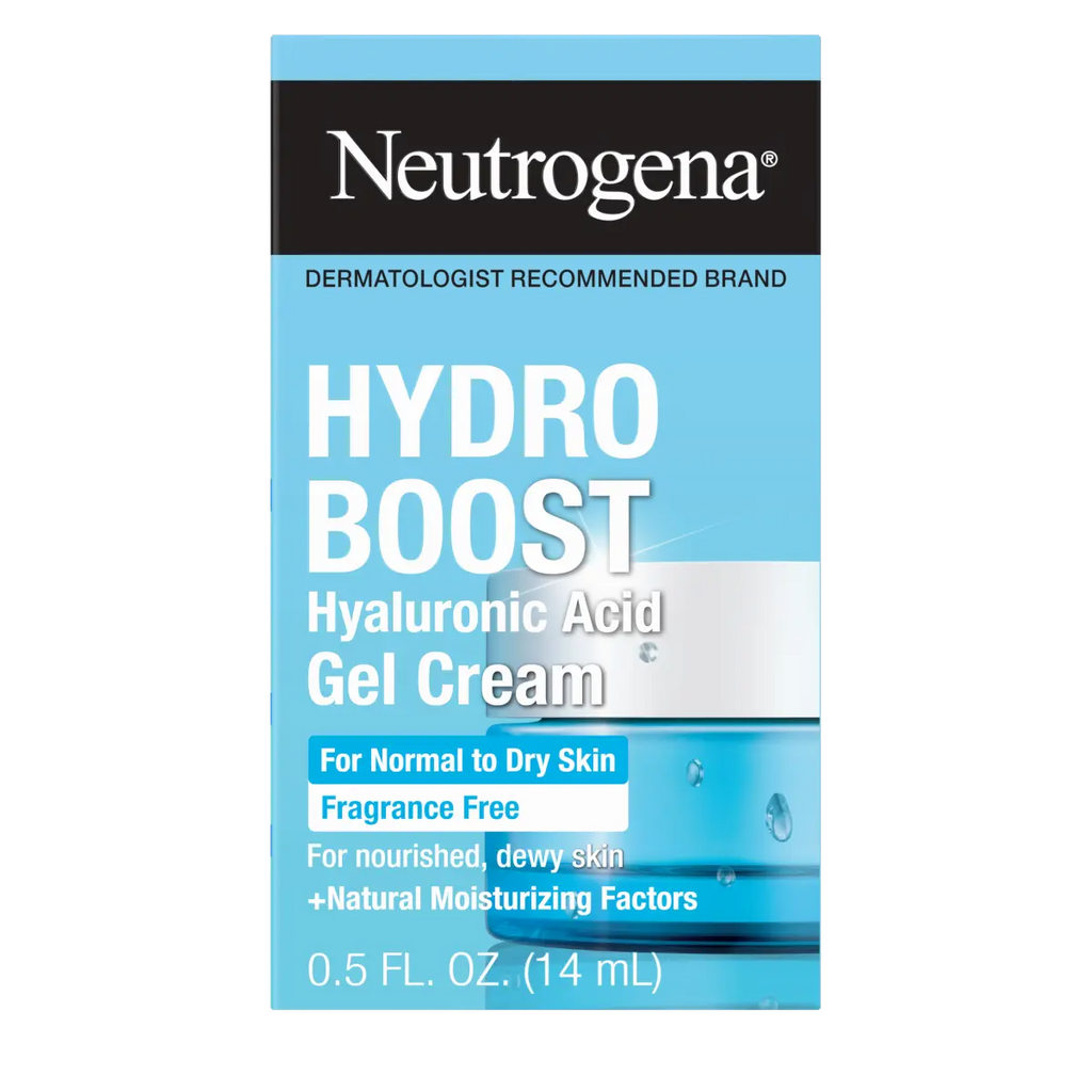 Neutrogena Hydro Boost Hyaluronic 0.5 Fl. Oz | Fragrance Free Gel Cream Moisturizer