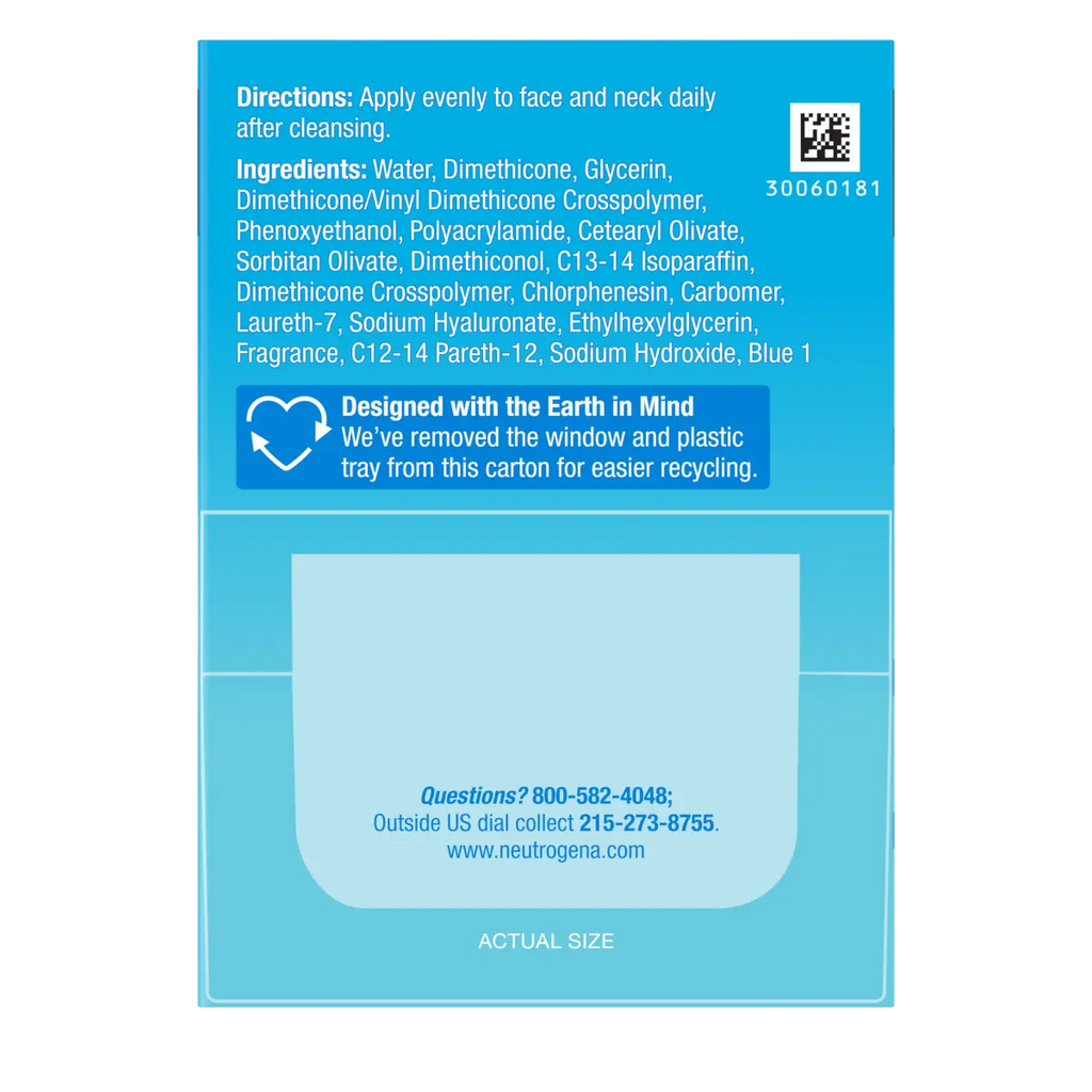 Neutrogena Hydro Boost Hyaluronic Acid Water Gel | 1.7 Oz | Signature Fragrance