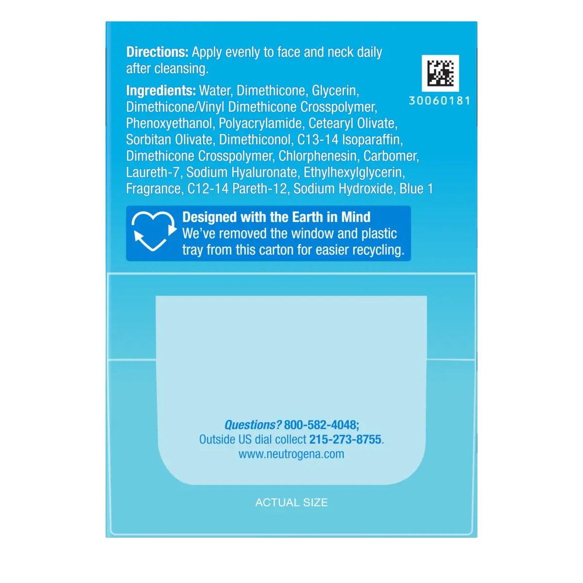 Neutrogena Hydro Boost Hyaluronic Acid Water Gel | 1.7 Oz | Signature Fragrance