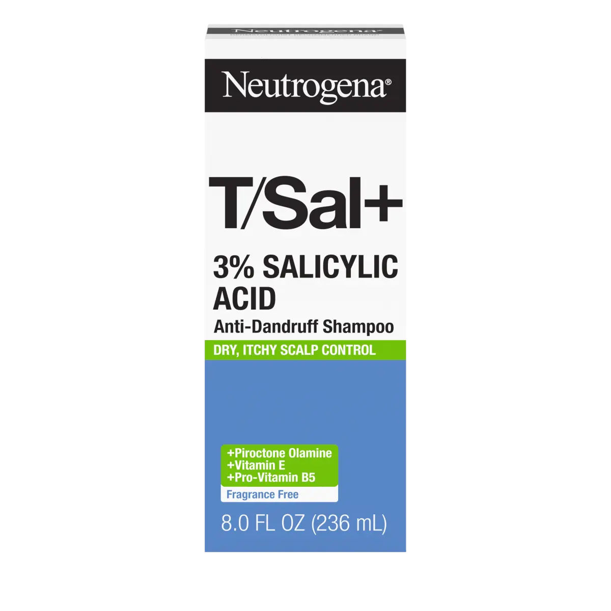 Neutrogena T/Sal+ 3% Salicylic Acid Anti-Dandruff Shampoo, 8fl oz