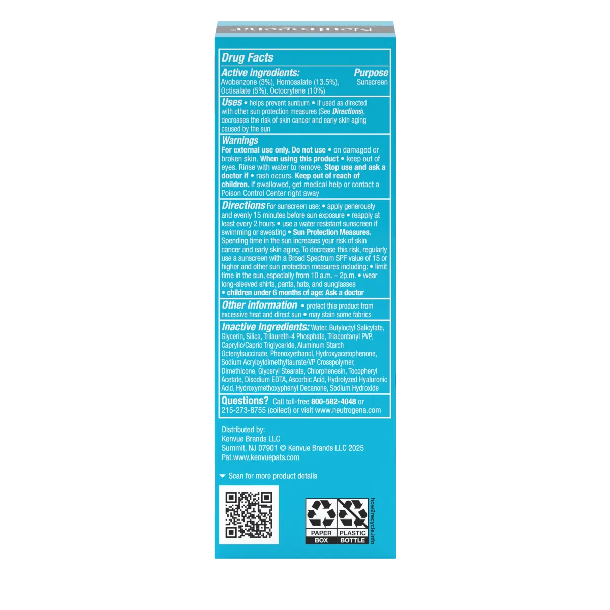 Neutrogena Hydro Boost SPF — Lightweight Hyaluronic Acid Moisturizer, SPF 50