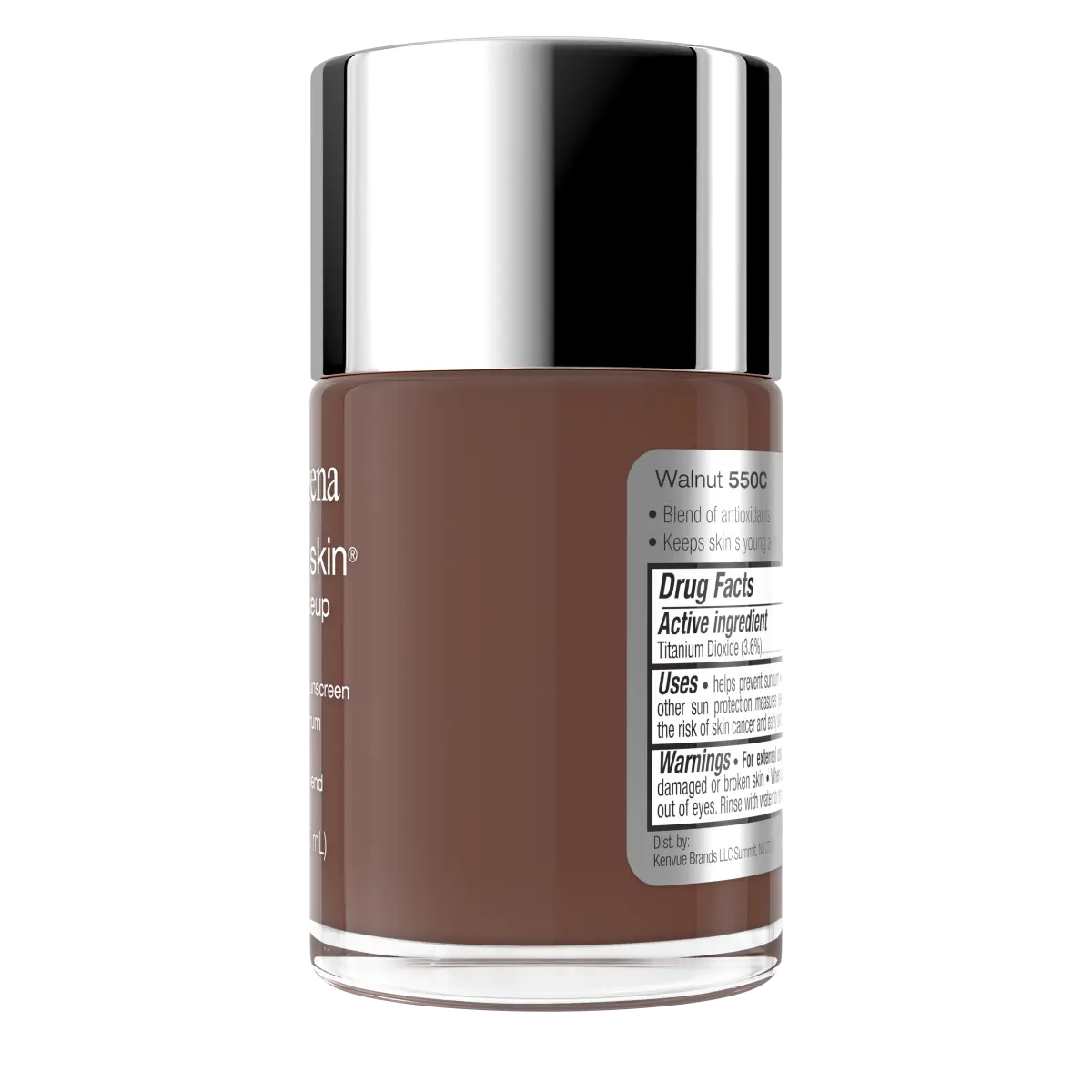 Neutrogena Healthy Skin Liquid Makeup — SPF 20, 550C Walnut, 1 Fl. Oz