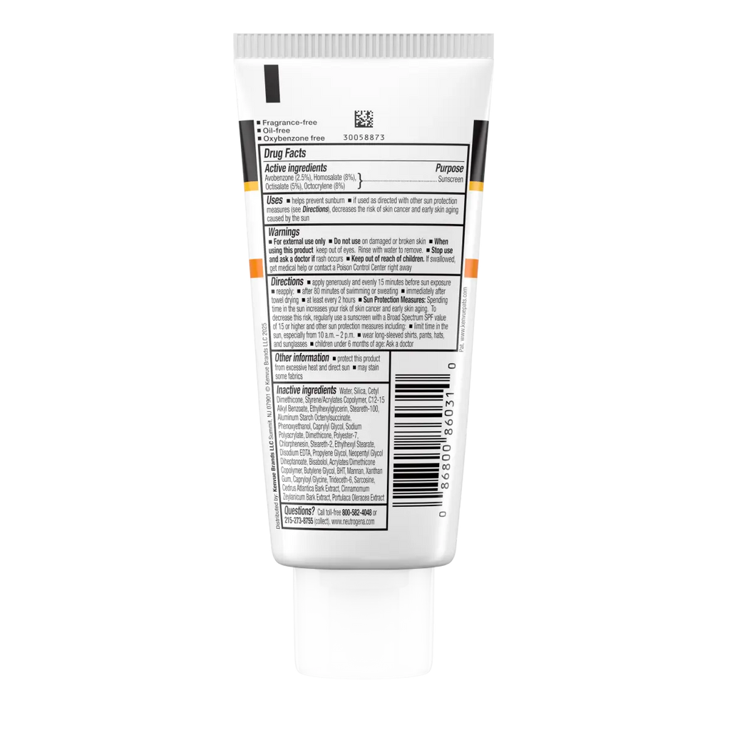 Neutrogena Clear Face Liquid — Broad Spectrum SPF 30 Lotion, 3 Fl. Oz