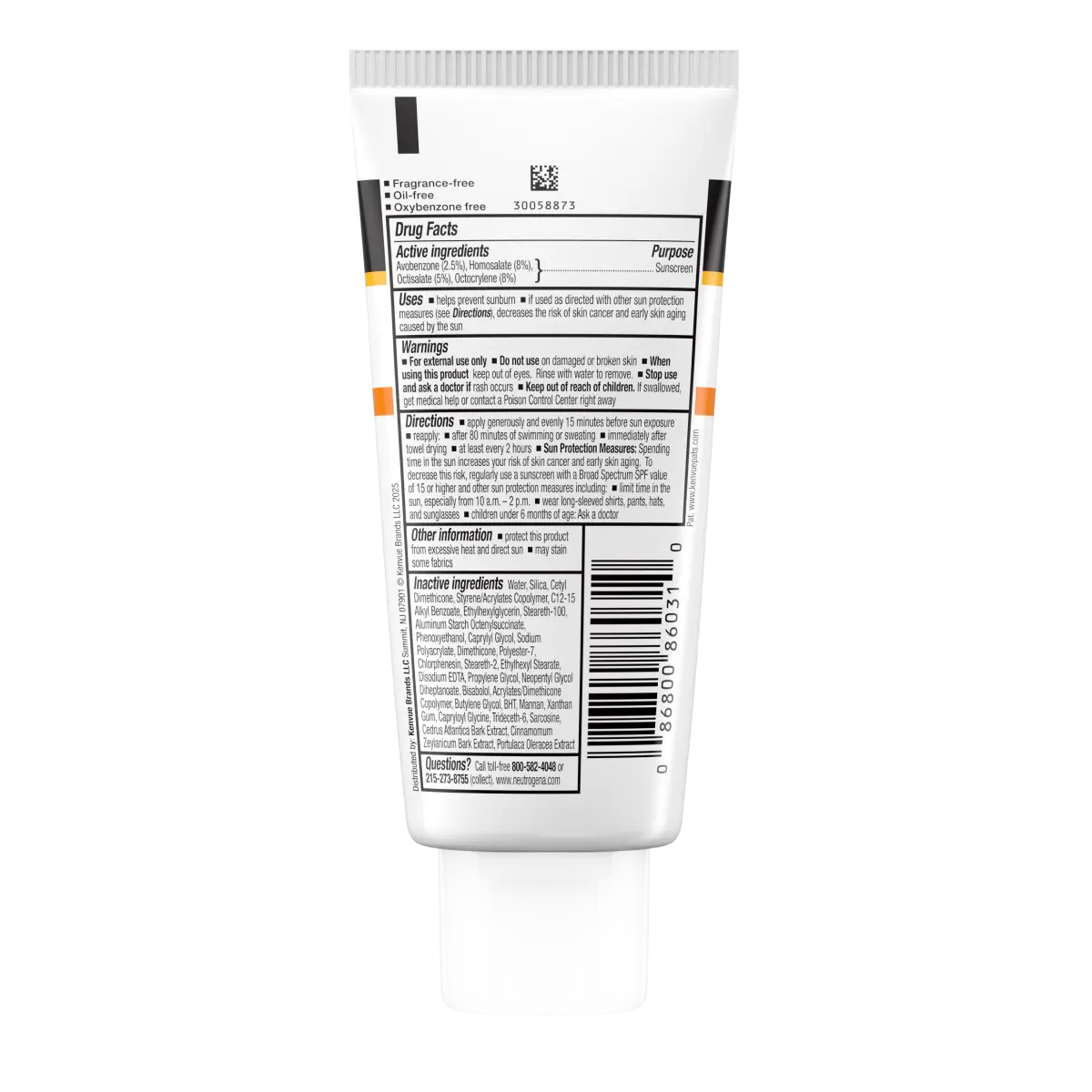 Neutrogena Clear Face Liquid — Broad Spectrum SPF 30 Lotion, 3 Fl. Oz