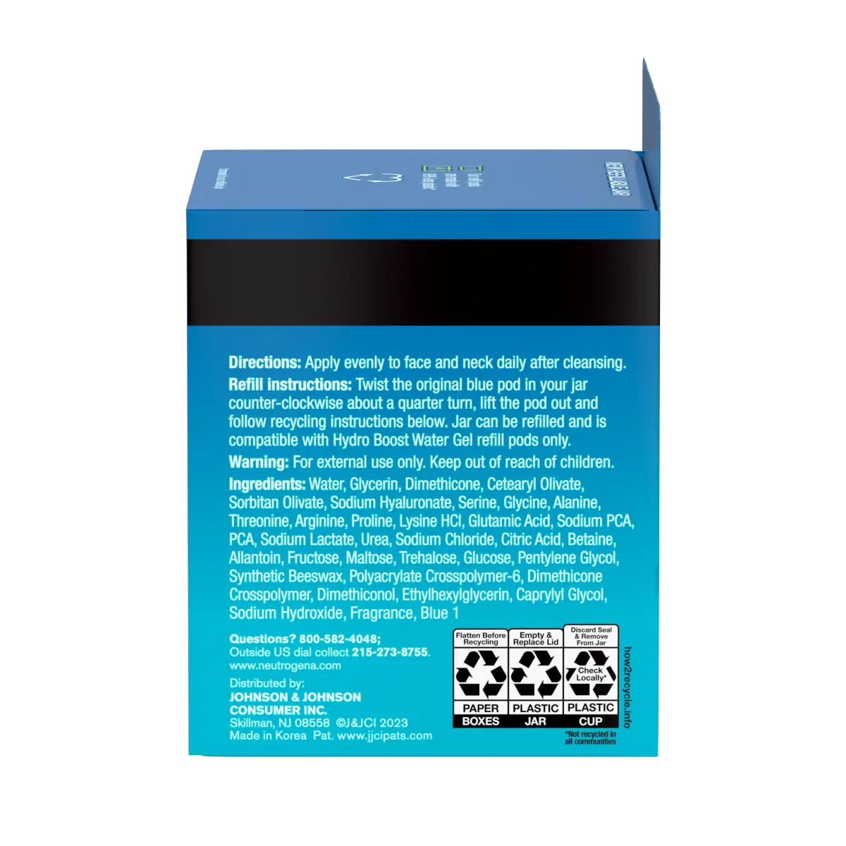 Neutrogena Hydro Boost Water — Water Gel Refillable Jar & Refill Pod, 1.7 Oz