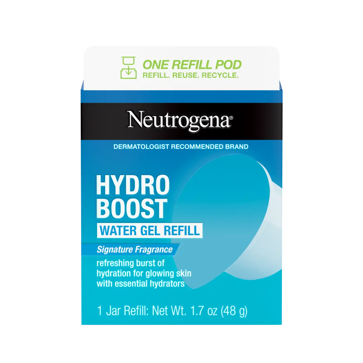 Neutrogena Hydro Boost Water Gel — Refill Pod for Refillable Jar, 1.7 Oz