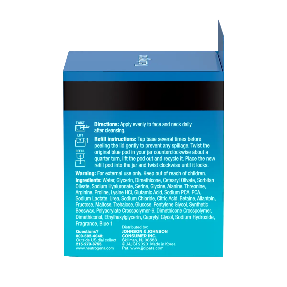 Neutrogena Hydro Boost Water Gel — Refill Pod for Refillable Jar, 1.7 Oz