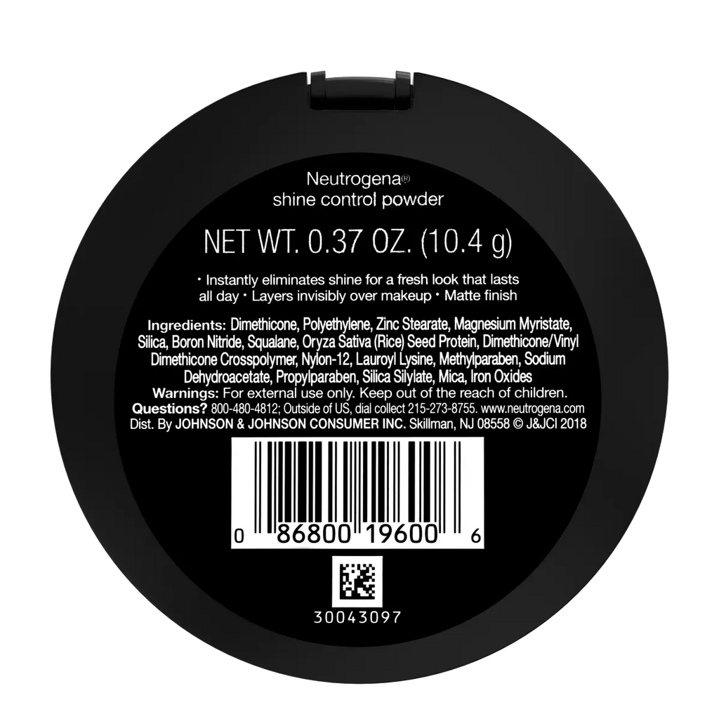 Neutrogena Shine Control Powder | 0.37 Oz | Invisible Finish