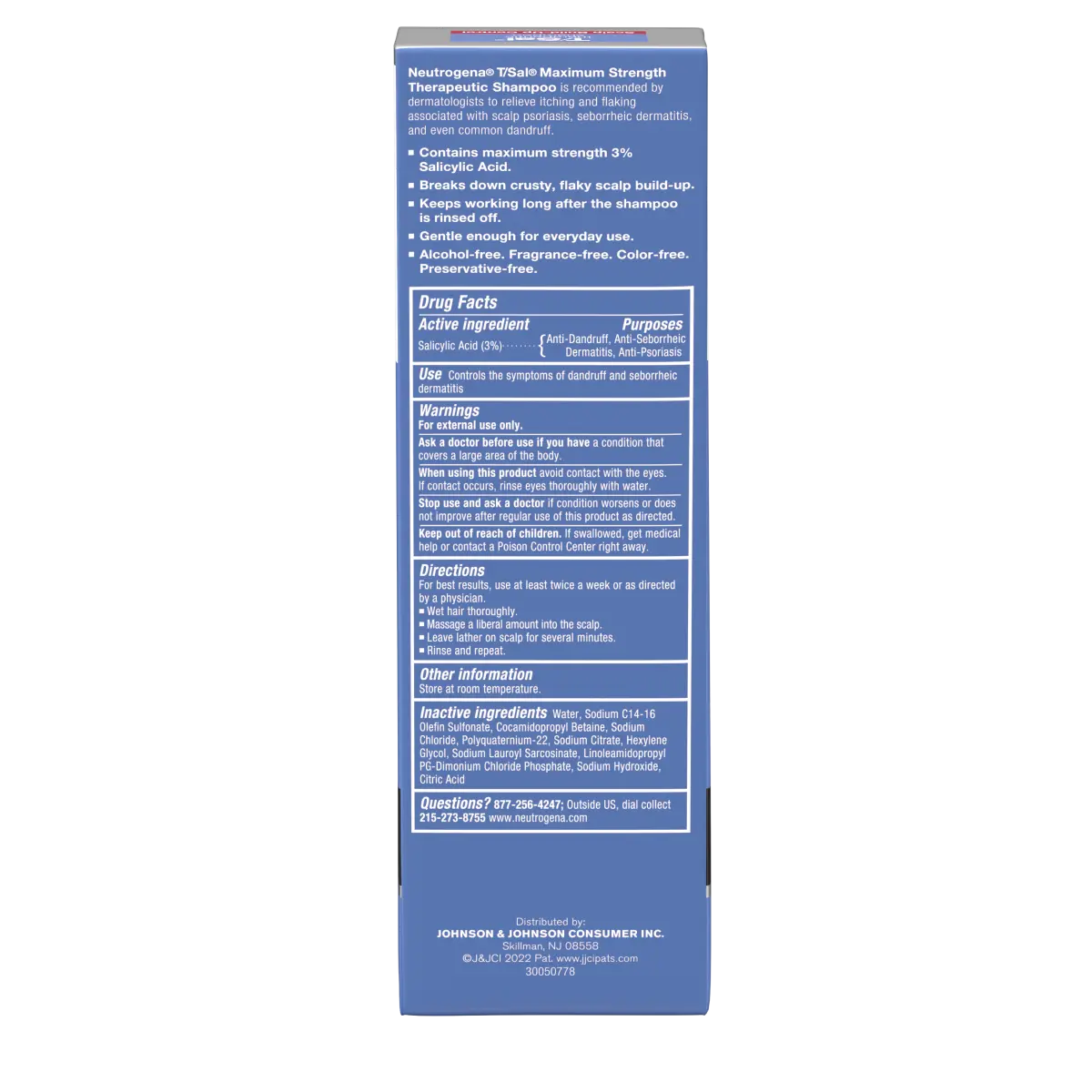 Neutrogena T/Sal Therapeutic Shampoo-Scalp Build-up Control
