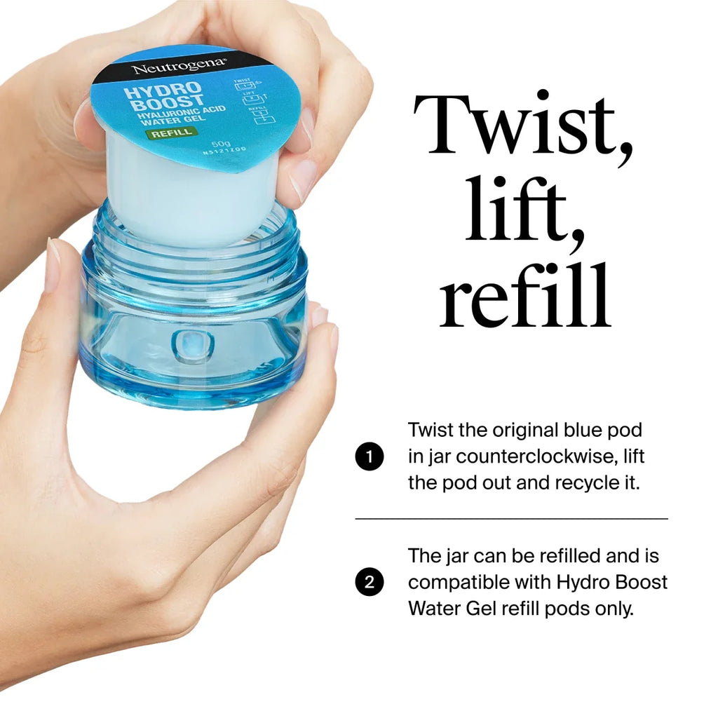 Neutrogena Hydro Boost Water Gel — Refill Pod for Refillable Jar, 1.7 Oz
