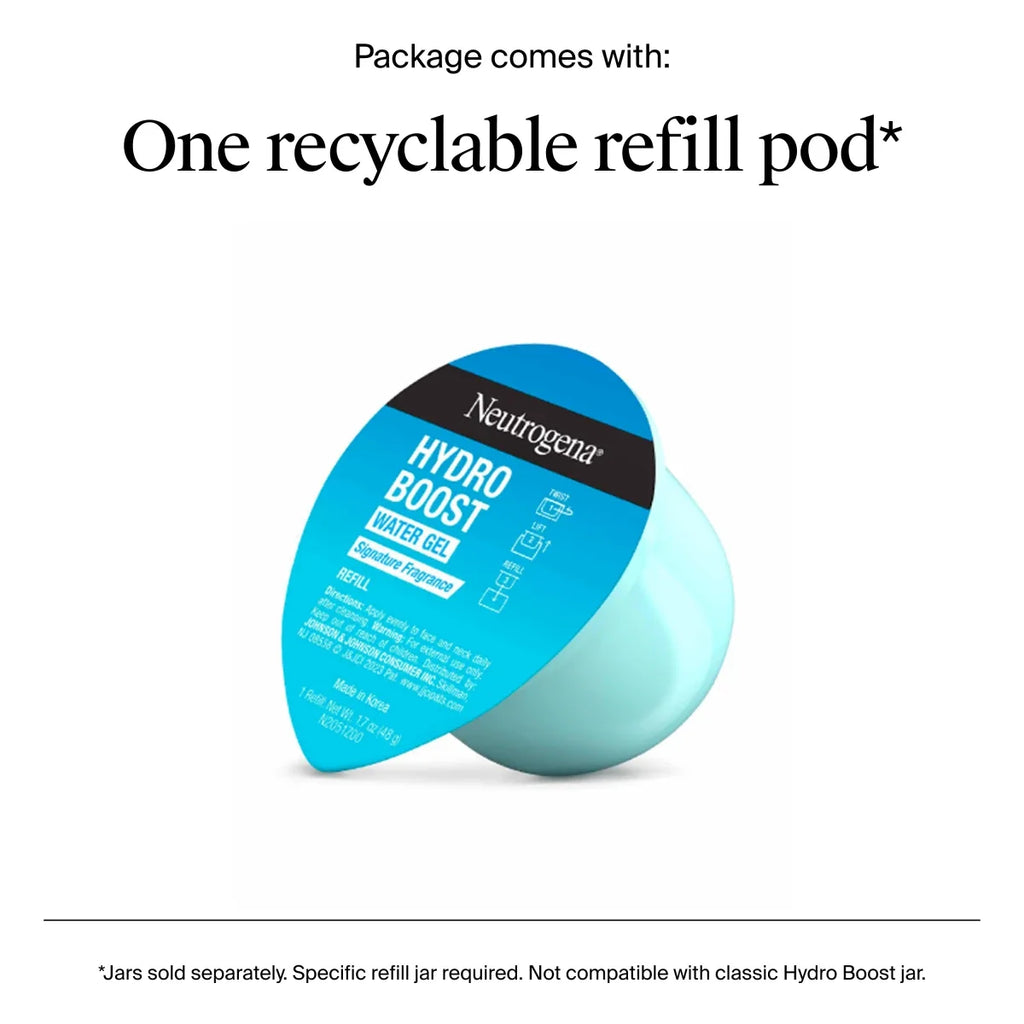 Neutrogena Hydro Boost Water Gel — Refill Pod for Refillable Jar, 1.7 Oz