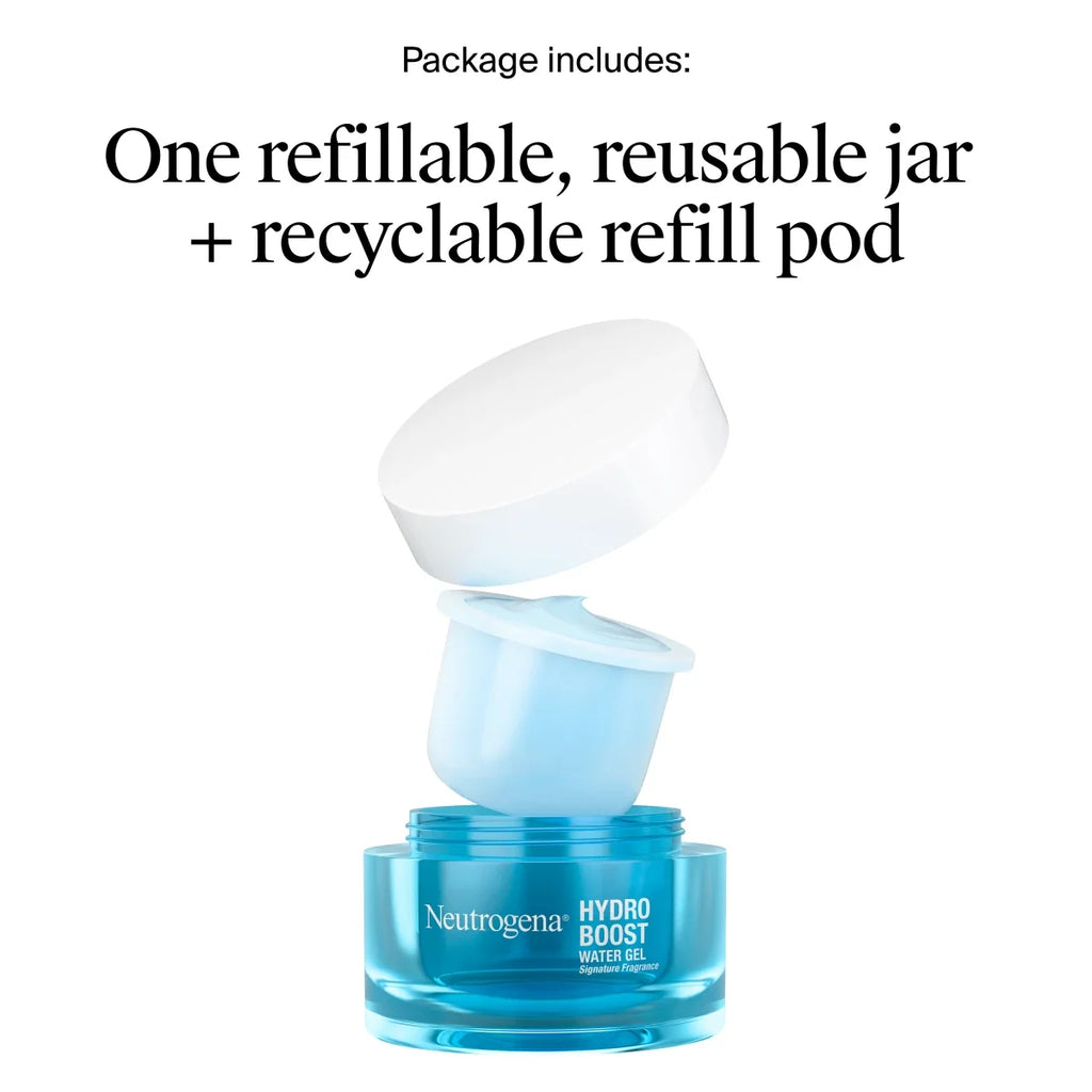Neutrogena Hydro Boost Water — Water Gel Refillable Jar & Refill Pod, 1.7 Oz