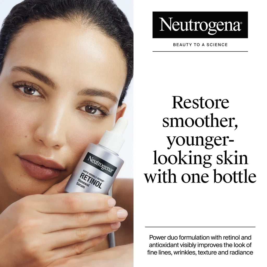 Neutrogena Rapid Wrinkle Repair | 1 Fl. Oz | Renewal Serum with Retinol