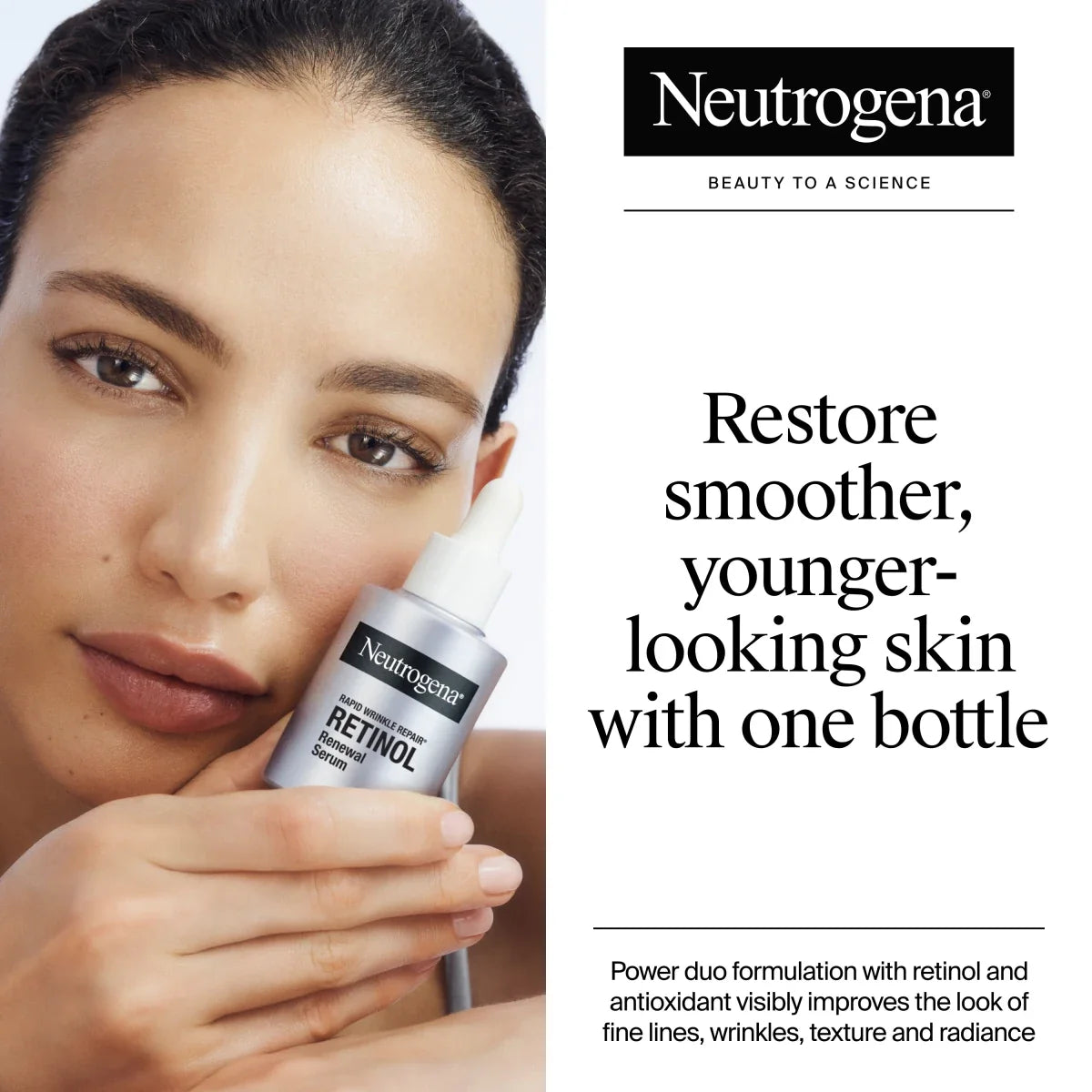 Neutrogena Rapid Wrinkle Repair | 1 Fl. Oz | Renewal Serum with Retinol