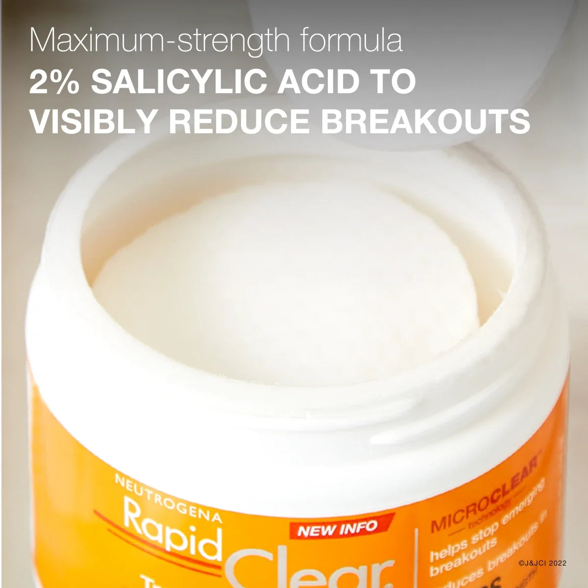 Neutrogena Rapid Clear Maximum | 60 Count — Strength Treatment Pads