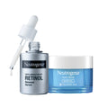Neutrogena 2-Steps to Younger-Looking | Rapid Wrinkle Repair Serum + Hydro Boost Gel Moisturizer